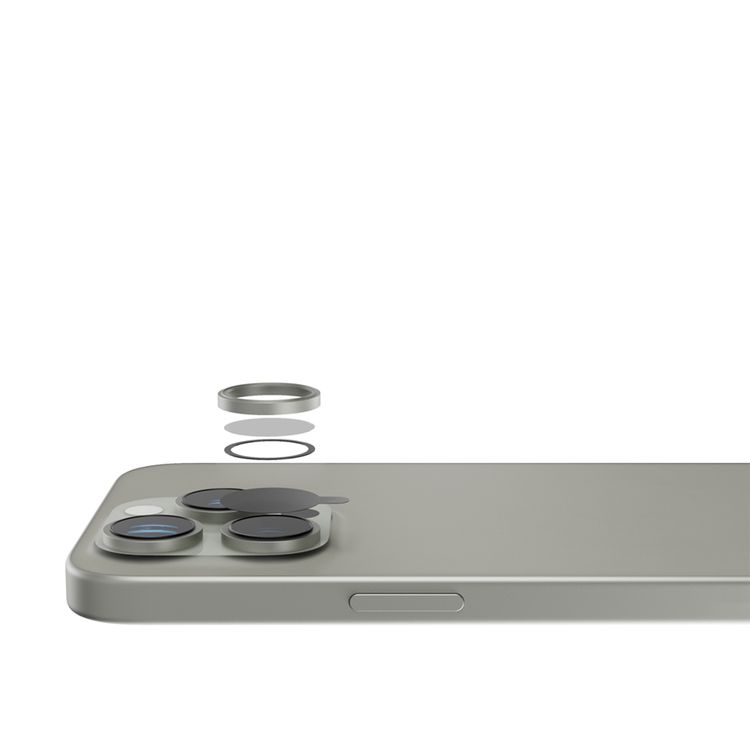 واقي عدسة الكاميرا iFroog Trio، مقاوم للصدمات، مقاوم للبقع، وضوح عالي الدقة