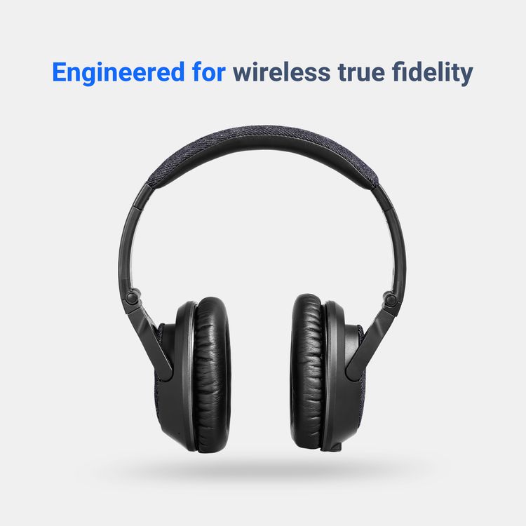 سماعات MEE Audio Matrix3 اللاسلكية مع ميكروفون مدمج متعدد الاتجاهات، حافظة حماية فاخرة، زر تحكم متعدد الوظائف، تقنية aptX لتقليل التأخير، عمر بطارية يصل إلى 28 ساعة، وقت شحن ساعتين، منفذ شحن Micro-USB - أسود