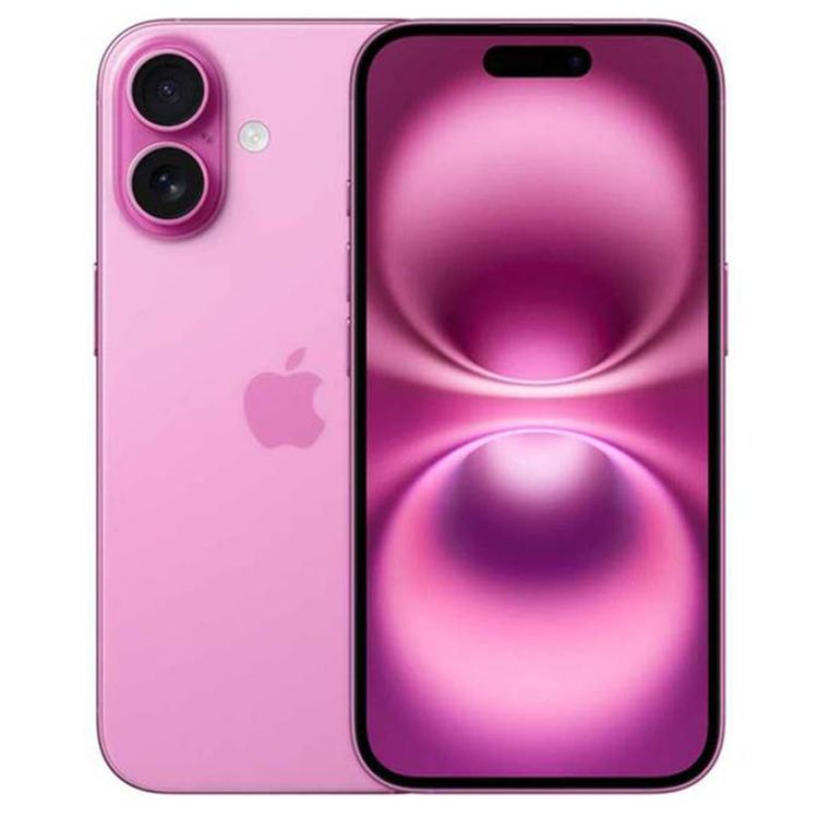 Apple iPhone 16 Plus with 128GB Capacity & Dual SIM, 6.7‑inch Screen Size, USB-C Connector Type, 6‑Core CPU, 5‑Core GPU, 5G Network Technology, Splash, Water & Dust Resistant, International Version - Pink