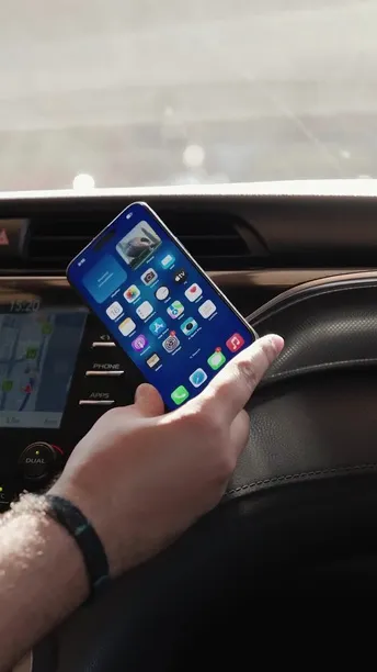 Buy Powerology Magsafe Magnetic Phone Mount in UAE | Flexible Adjustment - Titanium Color | (PMGPMNTI)