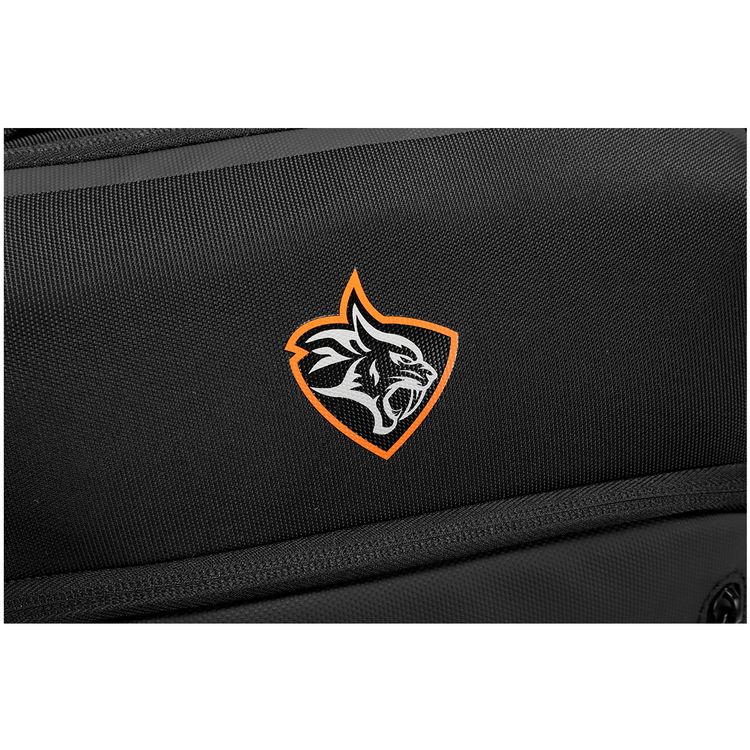 Porodo Gaming PS5 Storage & Laptop Backpack with Water-Resistant Material, Console & Controllers Storage, Trolley Sleeve Design, Glasses Holder Strap, Type-C Charging Port  - Black
