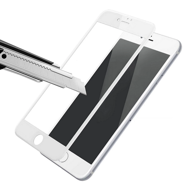 Devia Van Full Screen Tempered Glass 0.26mm for iPhone 8/7 - White