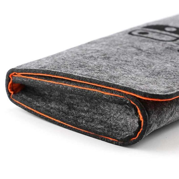 AhaStyle Carrying Case Compatible for Nintendo Switch Lite, Portable Carrying Bag, Ultra Slim Professional Protective Felt Pouch with 5 Game Cartridges Holders ( Switch Logo )