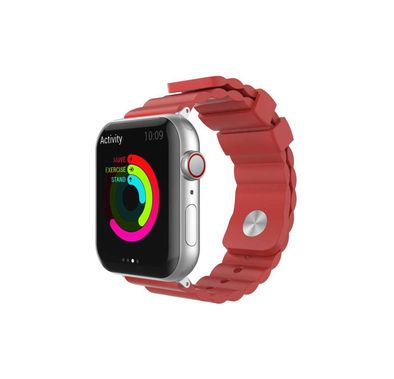 AhaStyle Rugged Design Premium Silicone Watch Band 40mm, Comfortable and Durable to Wear, Adjustable Strap, Silicone Wrist Band Strap Compatible for Apple Watch Series 5/4/3/2/1