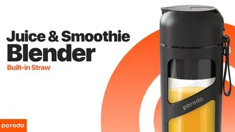 Porodo Lifestyle Juice & Smoothie Blender Vacuum Fresh Portable in UAE | 380mL Capacity- Black | (PD-P55JV-BK)