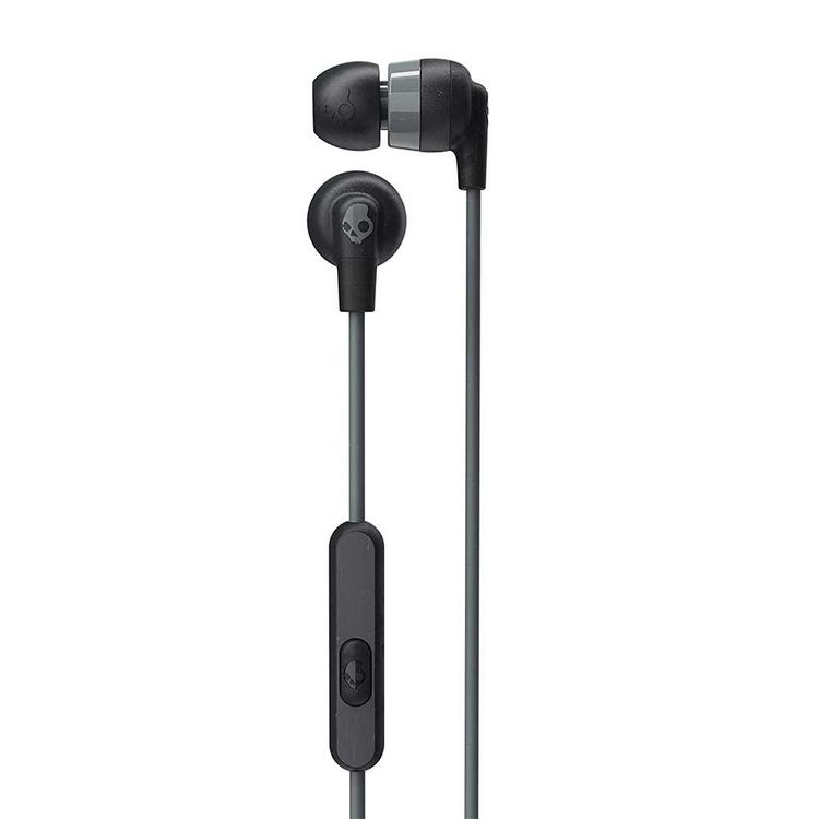 Skullcandy Ink'd+ In-Ear Earbuds with Microphone - Black / Gray