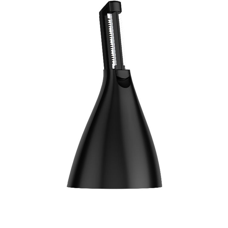 Green Lion One Blade Plus Trimmer with Detachable Heads, 1.5 Hours Working Time, 600mAh Battery, USB-C Charging Port, 5W Power, Nose, Eyebrow & Hair Trimmer - Black