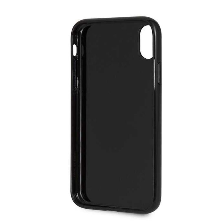 BMW Real Carbon Fiber TPU Hybrid Case Compatible with iPhone Xr - Black