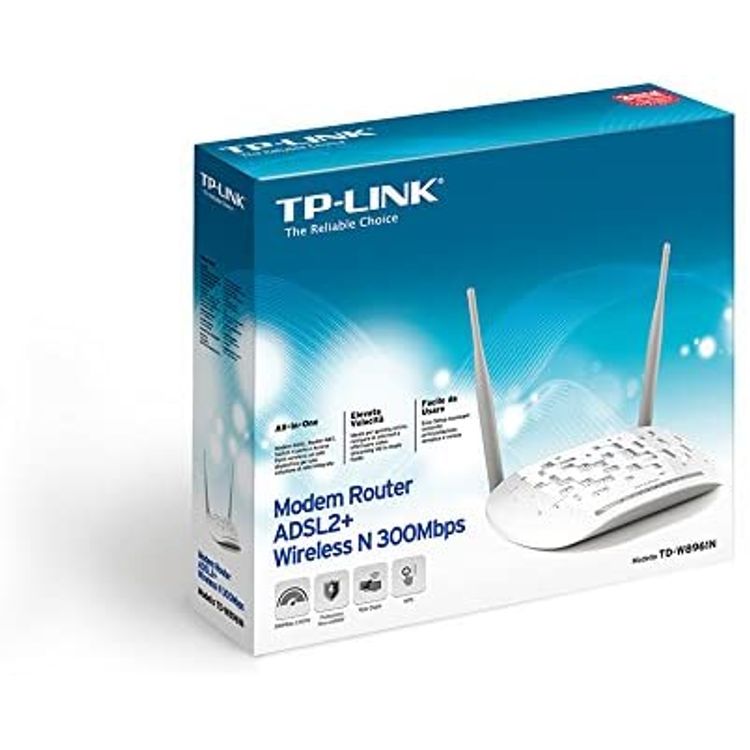 TP-Link ‎TL-W8961N 300MBPS WIRELESS N ADSL2+ MODEM ROUTER - White