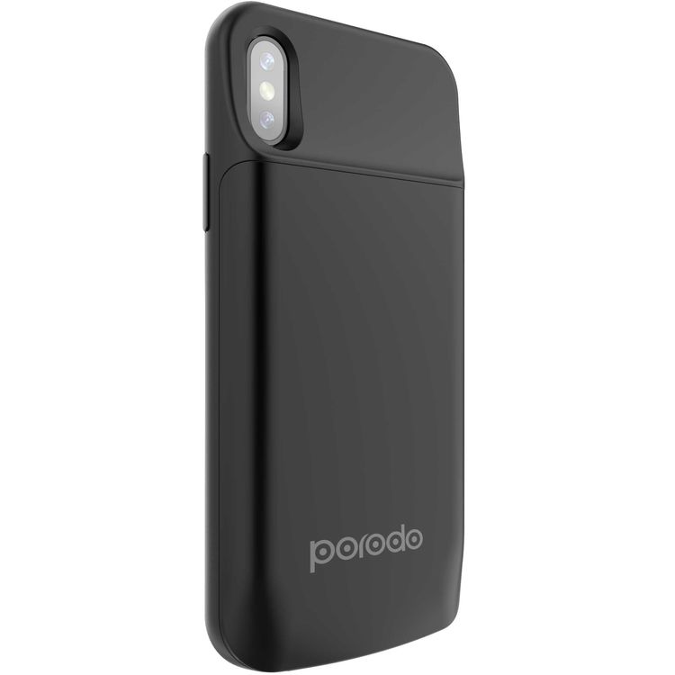 Porodo Power Case 3600mAh for iPhone X - Black