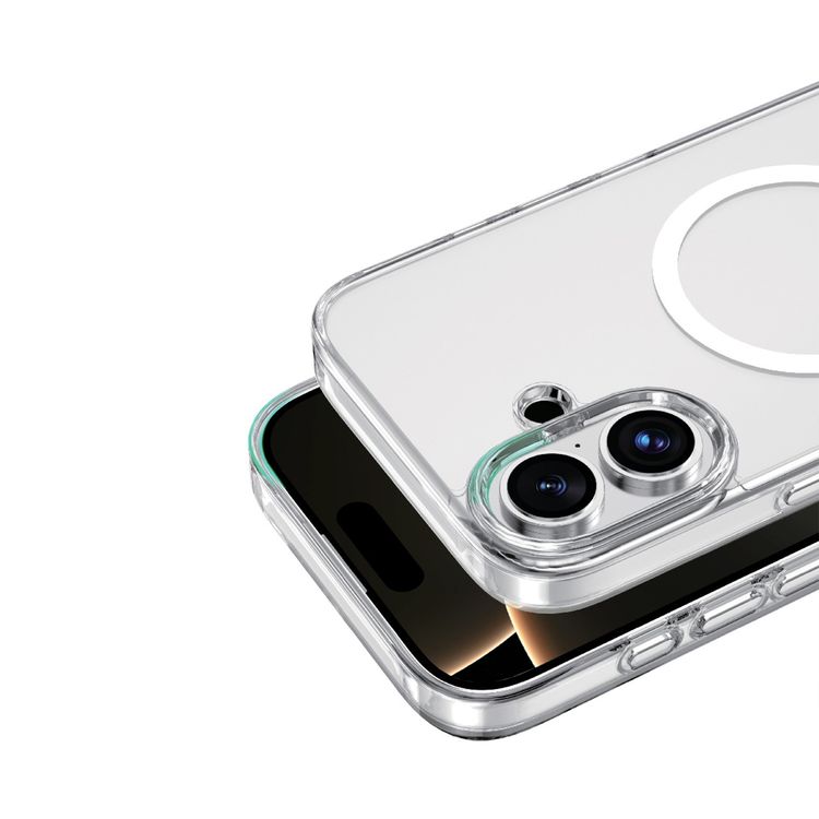 Green Lion Crystal Shield Ultra-Clear MagSafe Case for iPhone 17, Drop Protection, Camera Protection, Comfortable Grip, Slim & Lightweight Design - Clear