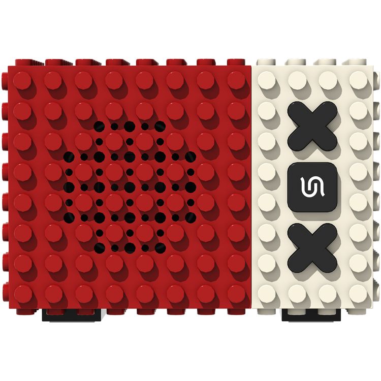 Porodo Soundtec MiniBlock Portable Stereo Speaker with Playful Block Design, 360° Surround Sound, Extended Playtime, Immersive Audio, USB-C Charging - Black 