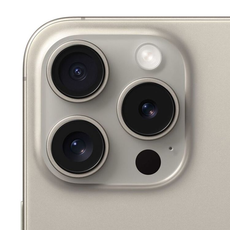 هاتف Apple iPhone 15 Pro بسعة 1 تيرابايت، شاشة بحجم 6.1 بوصة، شريحتي اتصال eSIM، دقة كاميرا 48 ميجابكسل، شريحة A17 Bionic، نوع موصل USB-C، تقنية شبكة 5G، مقاوم للرذاذ والماء والغبار - تيتانيوم طبيعي