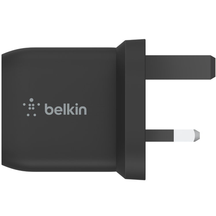 Belkin BOOST CHARGE PRO Dual USB-C GaN Wall Charger with PPS 45W - Black