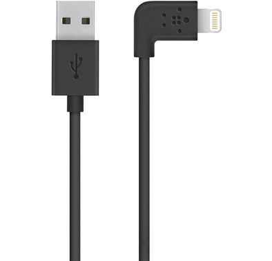 Belkin Boost Charge Lightning to USB-A Cable 1.2m/4ft, Fast Charging and Sync Cable, Durable Cord Compatible for iPhone 12 Pro Max, 12 Pro / 12, 12 Mini, 11 Pro Max, 11 Pro / 11, XR, XS Max, XS - Black