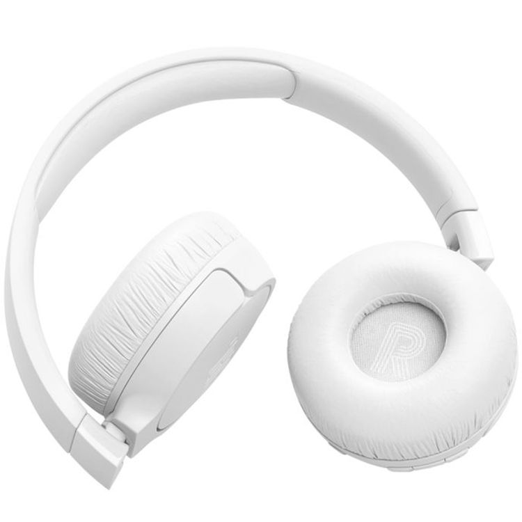 JBL Tune 670 Wireless Noise Cancelling Headphones with Detachable Type-C Cable, Voice Assistant Integration, Built-in Microphone, 70 Hours Battery Life - White