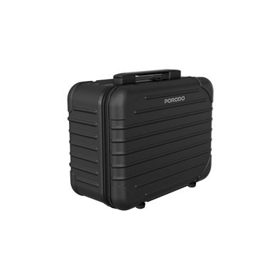 Porodo Lifestyle Travel Makeup Bag with Detachable 12-inc...