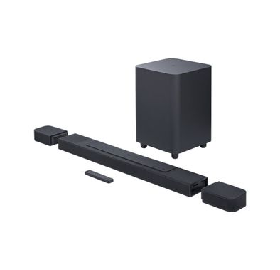 JBL Bar 1000 Soundbar with Detachable Surround Speaker, 880W Total Speaker Power Output, MP3 Format Supported, USB-A Port, 0-45°C Operating Temperature - Black