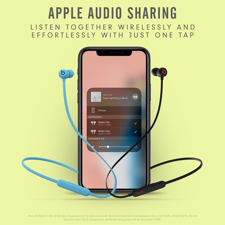 Beats MYMG2 Flex All-Day Wireless Earphones – Flame Blue (MYMG2)