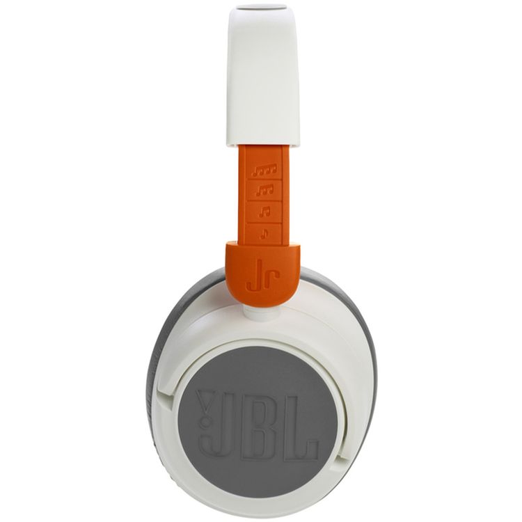 JBL Junior 460NC Wireless Kids Headphones with Active Noise Cancelling, Built-In Microphone, Multi-Point Connection, 30 Hours Battery Life - White