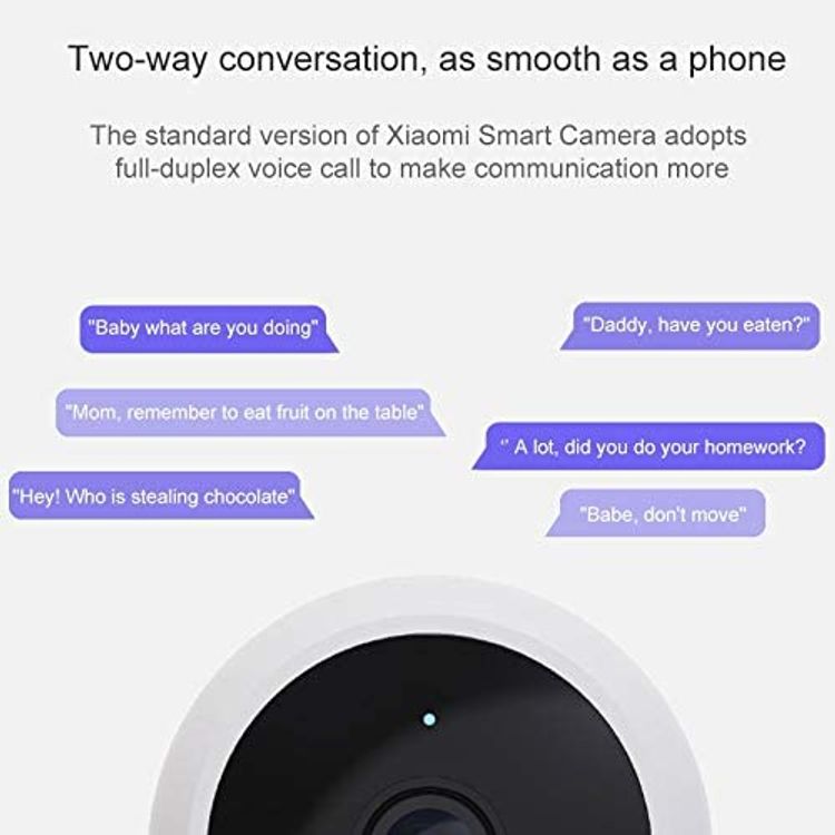 Xiaomi Mi Home Security Camera (Magnetic Mount) 170° 1080p Full HD Experience at 20fp, Night Vision, IP65 Waterproof & Dustproof - White