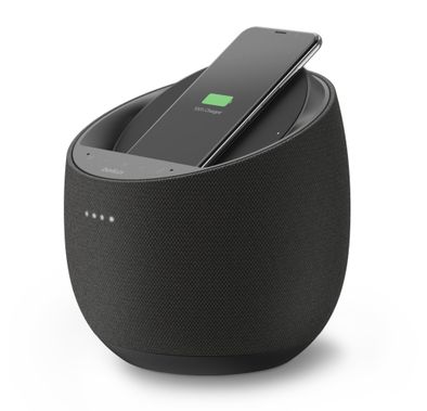 Belkin Smart Speaker G1S0001my-BLK Smart Speaker with Wireless Charger - Black