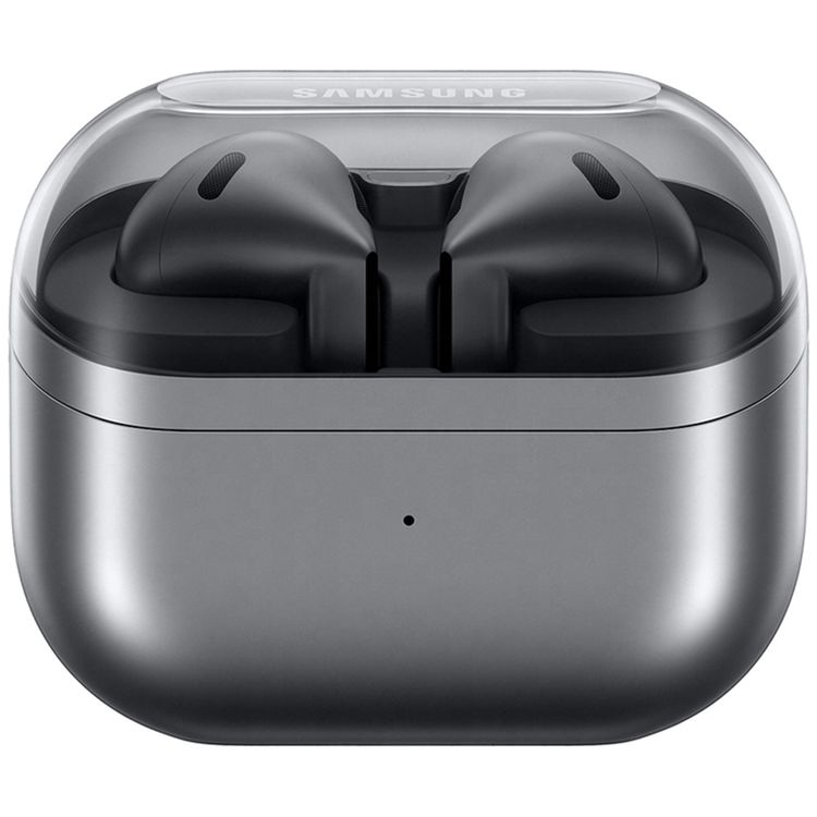 Samsung Galaxy Buds3 True Wireless Earbuds - Silver + Smart Tag2 (Bundle)
