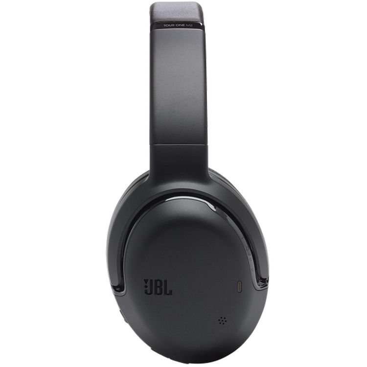 JBL Tour One M2 Wireless Over-Ear Headphones with Dynamic EQ at Low Volume, Impressive JBL Spatial Sound, True Adaptive Noise Cancelling - Black