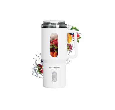 Green Lion Mug Blend Portable Juicer with LED Indicator, ...