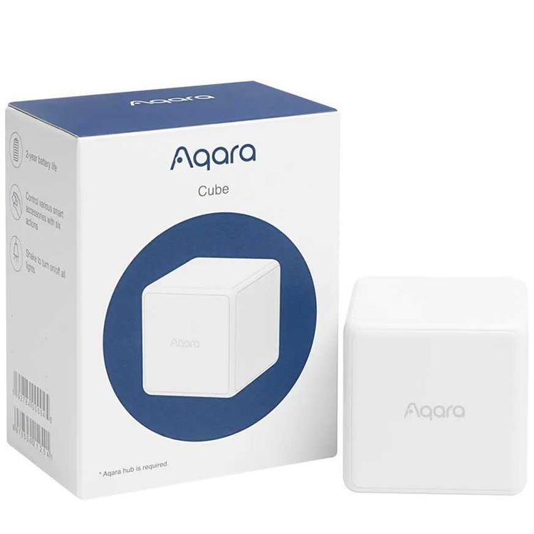 أكارا ماجيك كيوب جهاز تحكم عن بعد مستشعر ذكي - أبيض