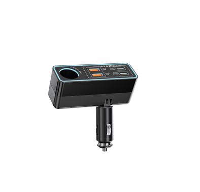 Powerology Brio Multi-Port Car Charger with PD 40W, QC 30...