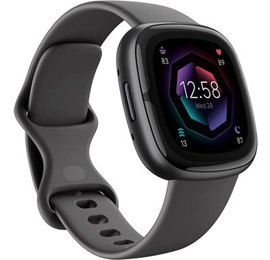 Fitbit Sense2 Fitness Wristband Heart Rate Tracker - Shadow Grey/Graphite Aluminum