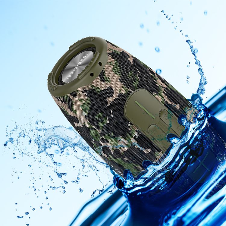 Powerology Phantom Wireless Bluetooth Speaker - Camouflage