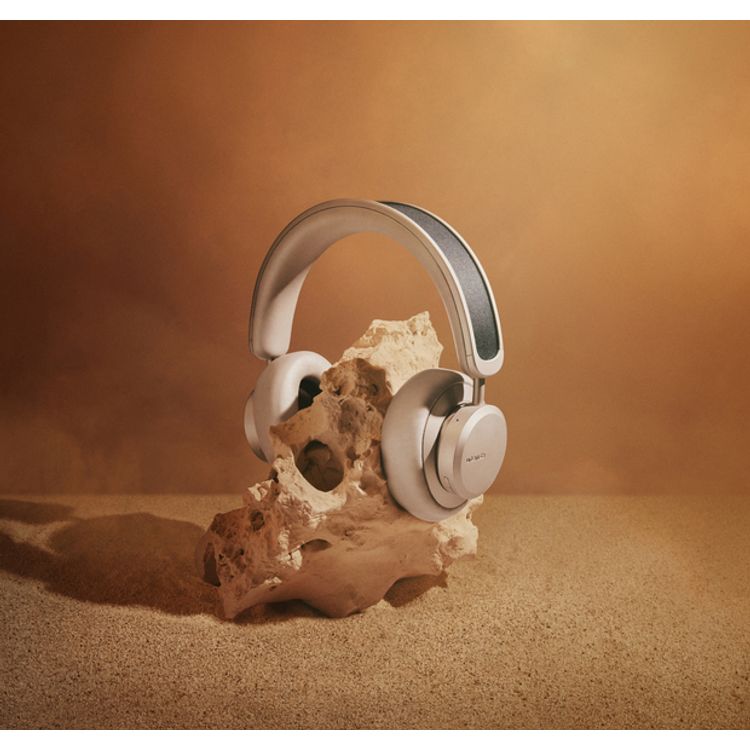 Urbanista Los Angeles Solar-Powered Wireless Headphones with Ambient Sound, Siri and Google Voice Assistant, Compatible with iOS & Android, Virtually Infinite Playtime - Sand Gold