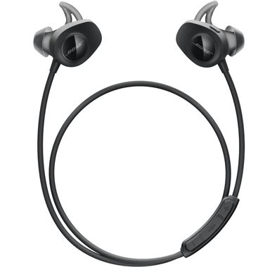 Bose SoundSport In-Ear Headphone, Wireless Earbuds, (Sweatproof Bluetooth Headphones for Running and Sports) 6-hours Battery Life - Black