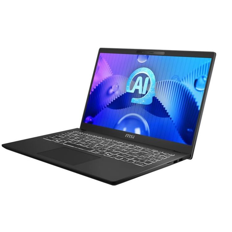 MSI Modern 15 H Ai Laptop - Intel Core Ultra 7 Processor 155H, 16 GB RAM, 512 GB SSD, Intel Arc Graphics, 15.6-Inch FHD, Windows 11 (Arabic/English) - Classic Black 