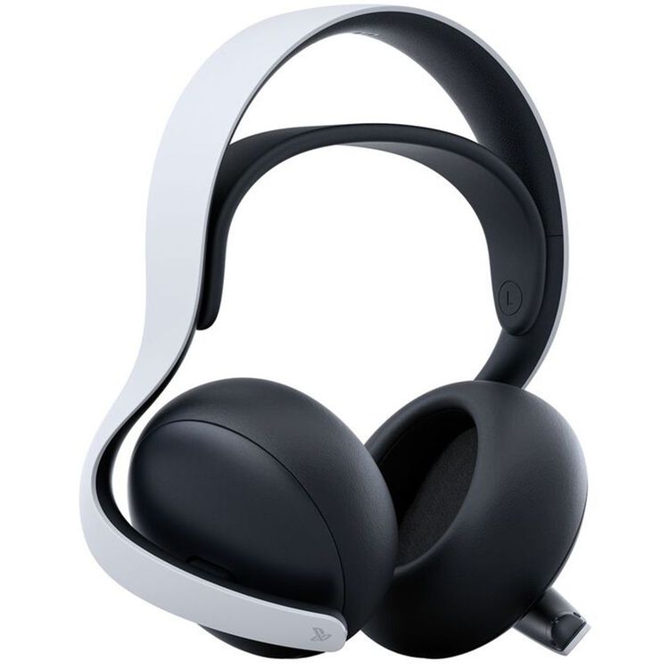 Sony PlayStation PULSE Elite Headset with AI-Assisted, Noise Cancellation, PlayStation Link USB Adapter, Charging Bracket, 30 Hours Battery Life - White