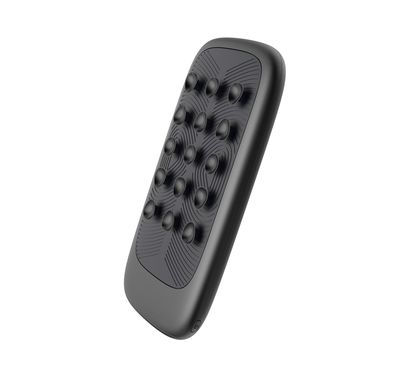 Porodo Wireless Charging 6000mAh Power Bank with LED Indicator, Suction Cup, Rubber Coated, Over Charge Protection   - Black