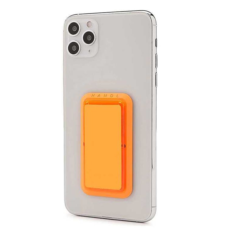 Handl Neon Mobile Stand Phone Grip - Orange