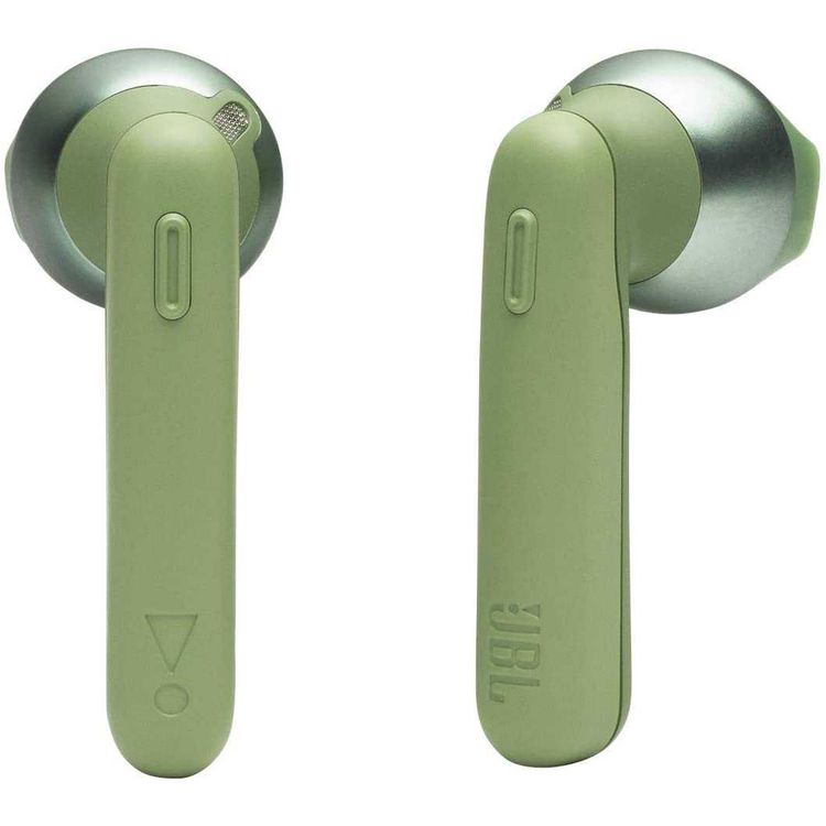 JBL T220 True Wireless Bluetooth In-Ear Headphone, Pure Bass Sound, 19-hours Playtime, Hands-free Calls, Compatible with Android and iOS - Green