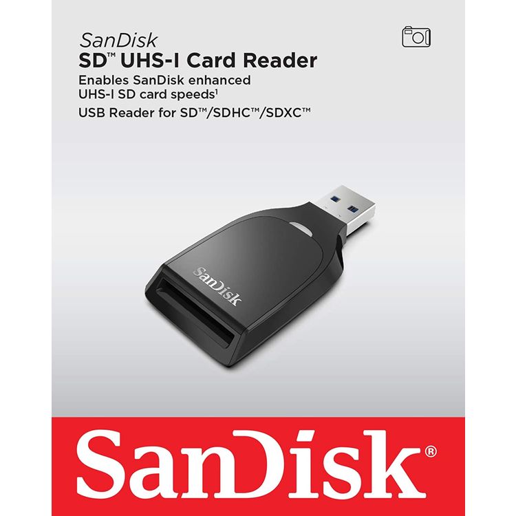 SanDisk SD UHS-I Card Reader - SDDR-C531-GNANN - Black