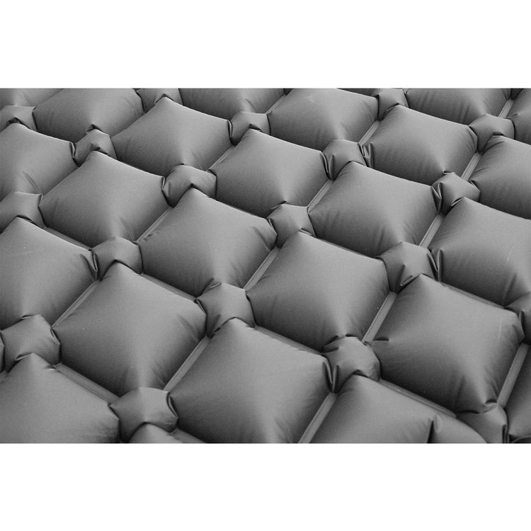 Green Lion Inflatable Air Mattress with 100 kg Load Capacity, Built-in Foot Pump, Ergonomic Design, 90 Seconds Inflation Time, Waterproof, Built-in Pillow - Black