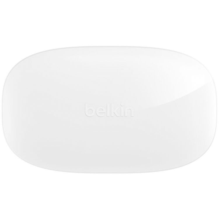 Belkin Soundform Immerse Noise Cancelling Earbuds, Google Fast Pair, Up to 24 Hours Battery Life, Wireless/ Bluetooth Connection Type - White