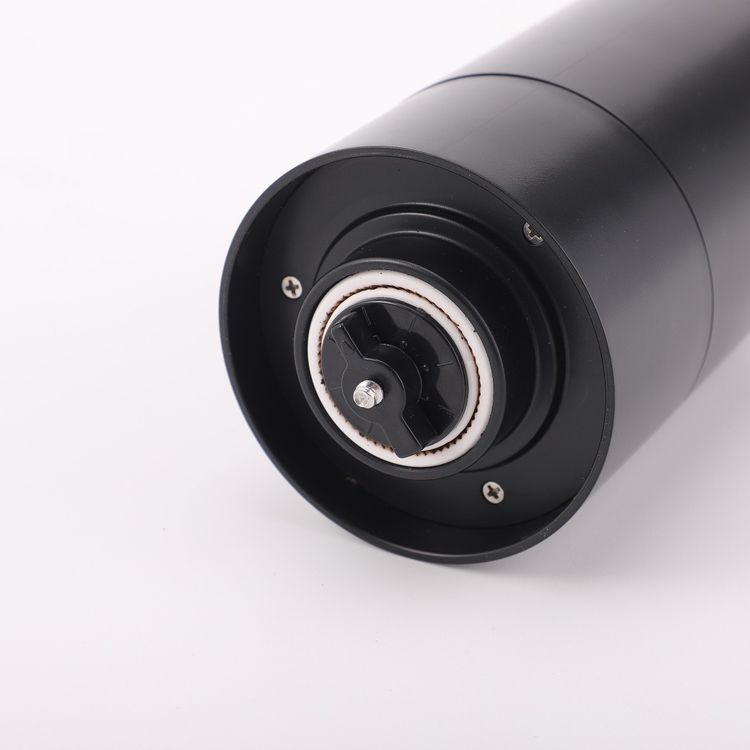 LePresso Conical Burr Grinder, 1200mAh Battery Capacity, 3 Hours Charging Time, Type-C Charging Port, Adjustable Grind Size, 160g Powder Container - Black