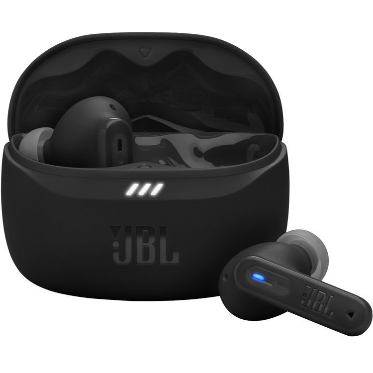JBL Tune Beam 2 True Wireless Noise Cancelling Earbuds with Multi-Point Connection & Fast Pair Enabled by Google, JBL Headphones App, 48 Hours Battery Life - Black