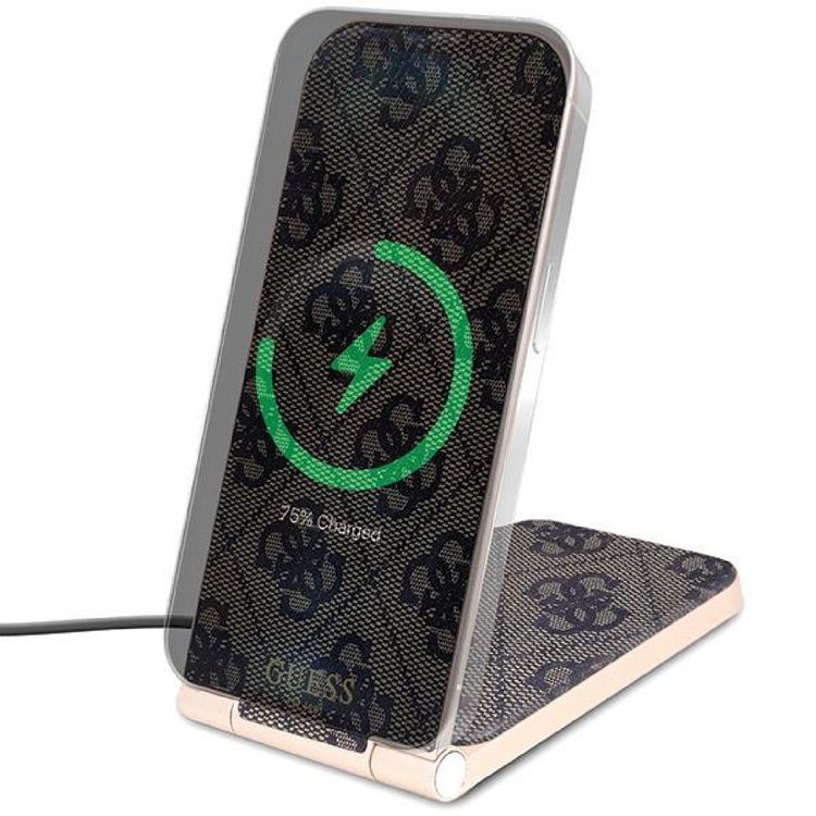 تخمين شاحن مكتب مغناطيسي 15 واط نمط 4G - بني