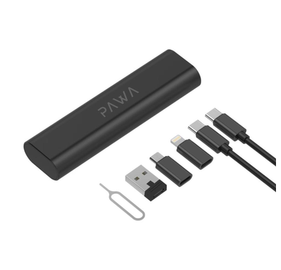 PAWA Multi-Functional Charging Storage Box (Six Charging Combinations) - Black