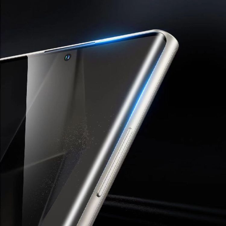 Green Lion 3D Edge Glue Dull Round Privacy Glass Anti - Fingerprint For Samsung Galaxy S23 Ultra