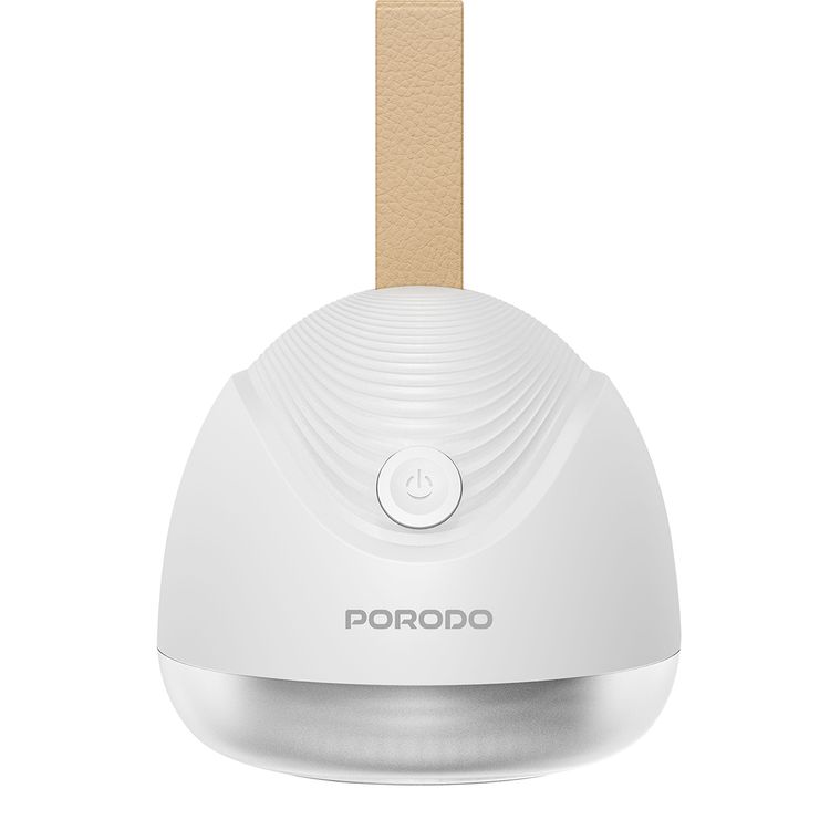 Porodo Lifestyle Fabric Shaver Lint & Bobbles Remover with Efficient 6-Blade Design, 5W Rated Power, 600mAh Battery Capacity, 1.5 Hours Working Time, USB-C Charging Interface, 7200RPM Motor Speed, 50mL Lint Bin Capacity - White