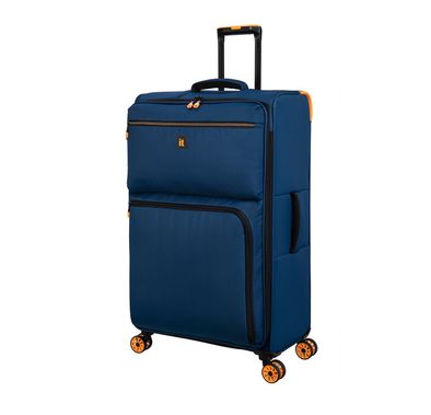 it Luggage Compartment Cabin Trolley, Lightweight Shell, Expandable Base, Spinner Wheels, TSA Lock - Dress Blues